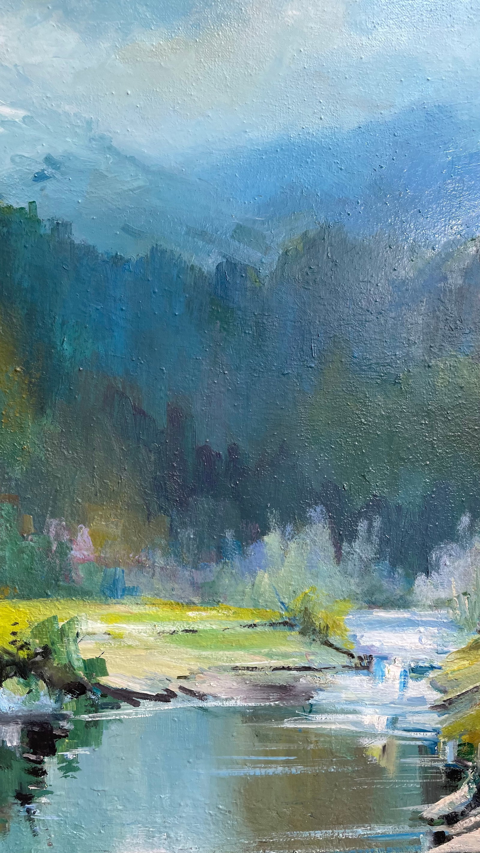 Oil painting River Ivan Romanyuk - 9