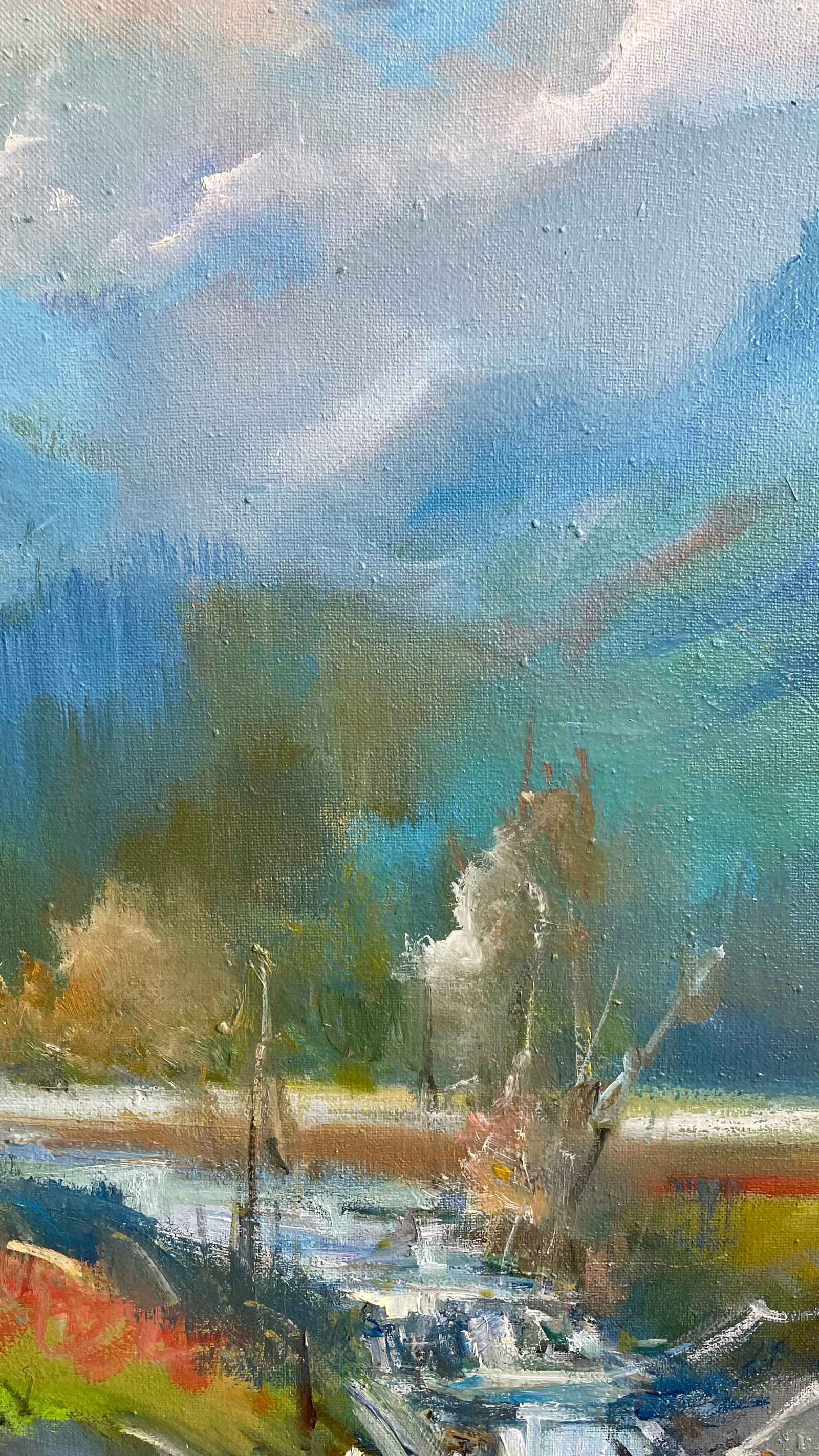 Oil painting River rapids Ivan Romanyuk - 4