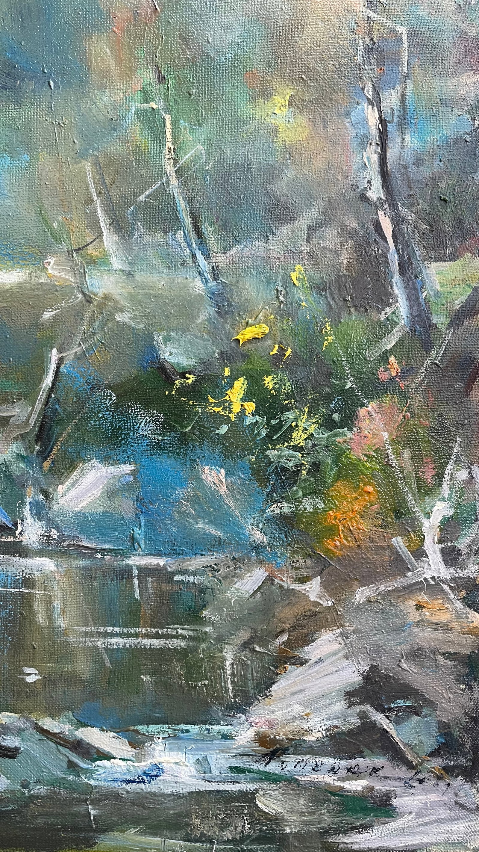 Oil painting River rapids Ivan Romanyuk - 6