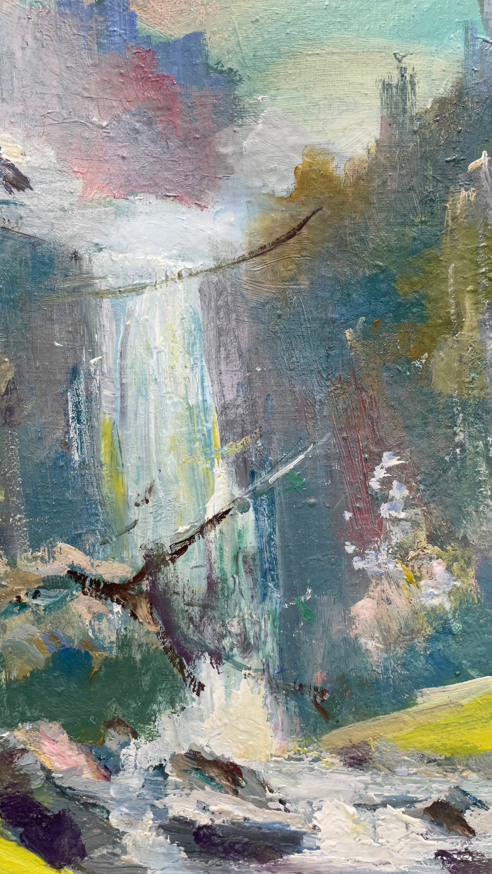 Oil painting Waterfall Ivan Romanyuk - 4