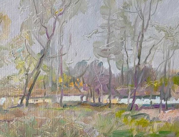 Oil painting evening Oleksandr Oleksandrovich Nazarenko - 7