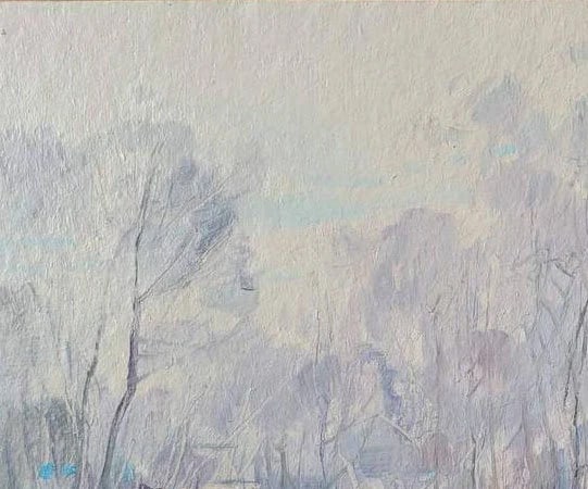 Oil painting Winter Oleksandr Oleksandrovich Nazarenko - 2