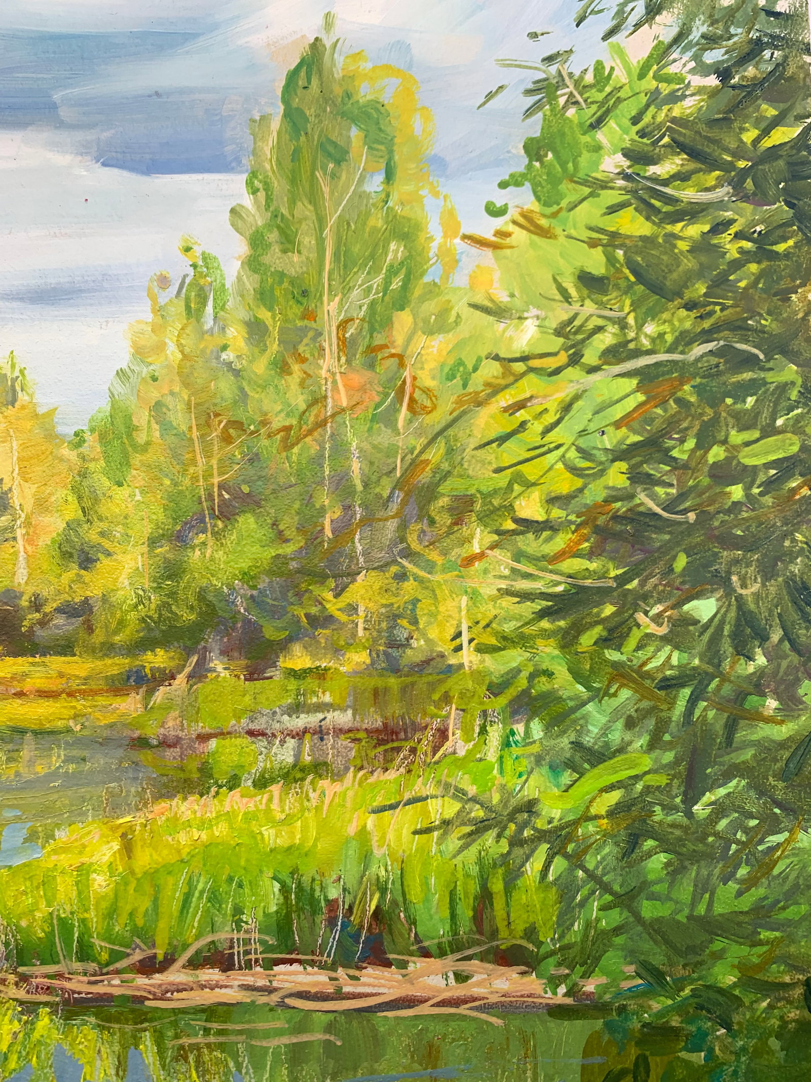 Oil painting October Oleksandr Oleksandrovich Nazarenko - 11