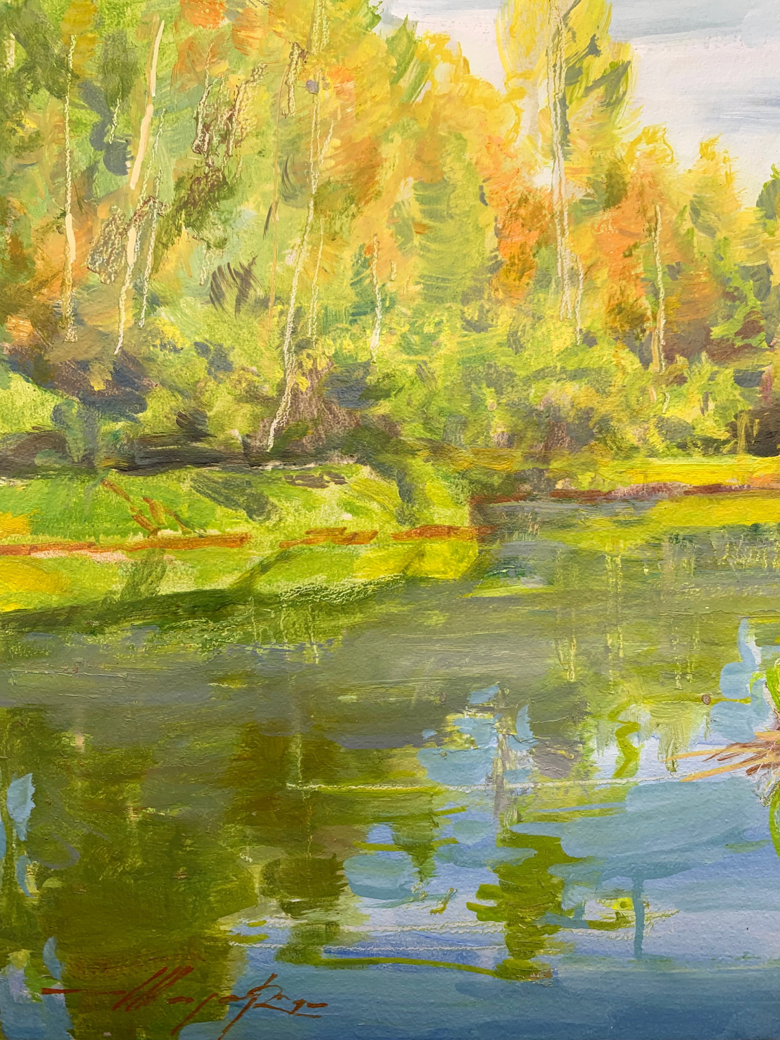 Oil painting October Oleksandr Oleksandrovich Nazarenko - 6