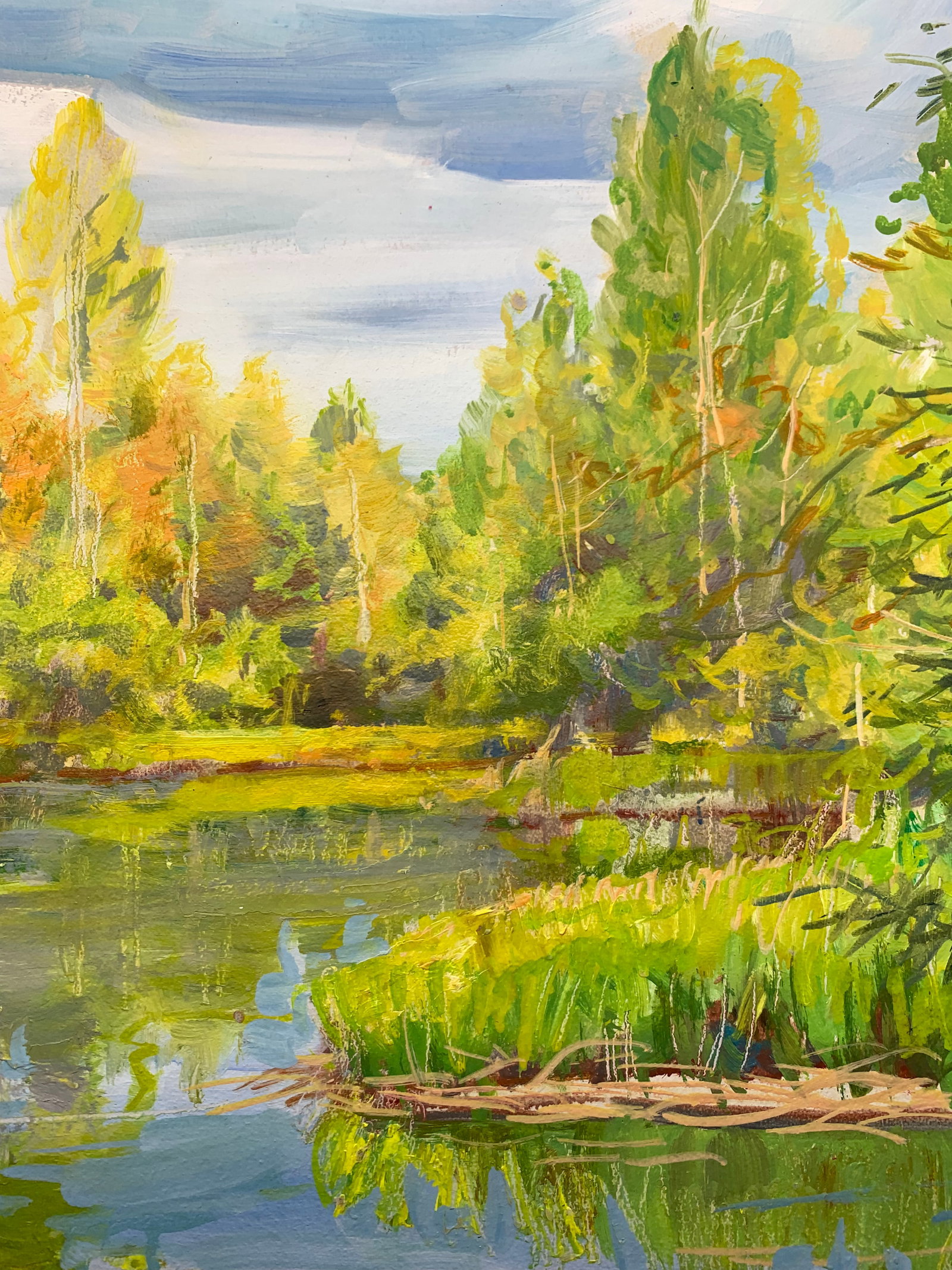 Oil painting October Oleksandr Oleksandrovich Nazarenko - 9