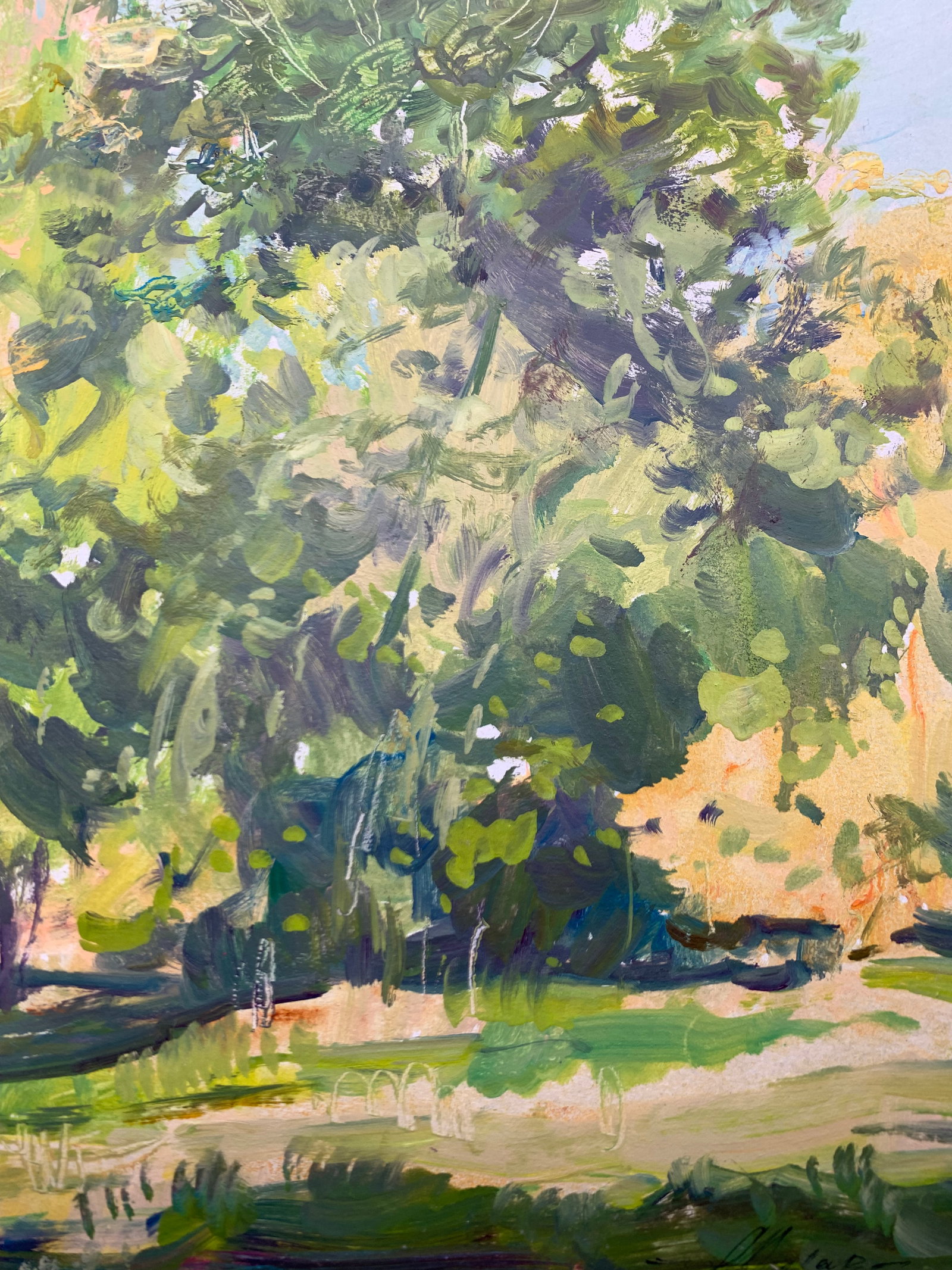 Oil painting Warm day Oleksandr Oleksandrovich Nazarenko - 11