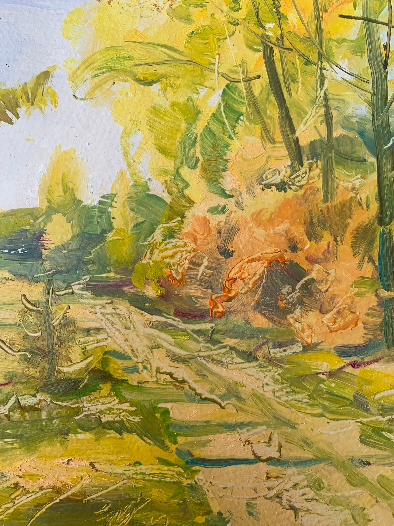 Oil painting Road in the forest Oleksandr Oleksandrovich Nazarenko - 7
