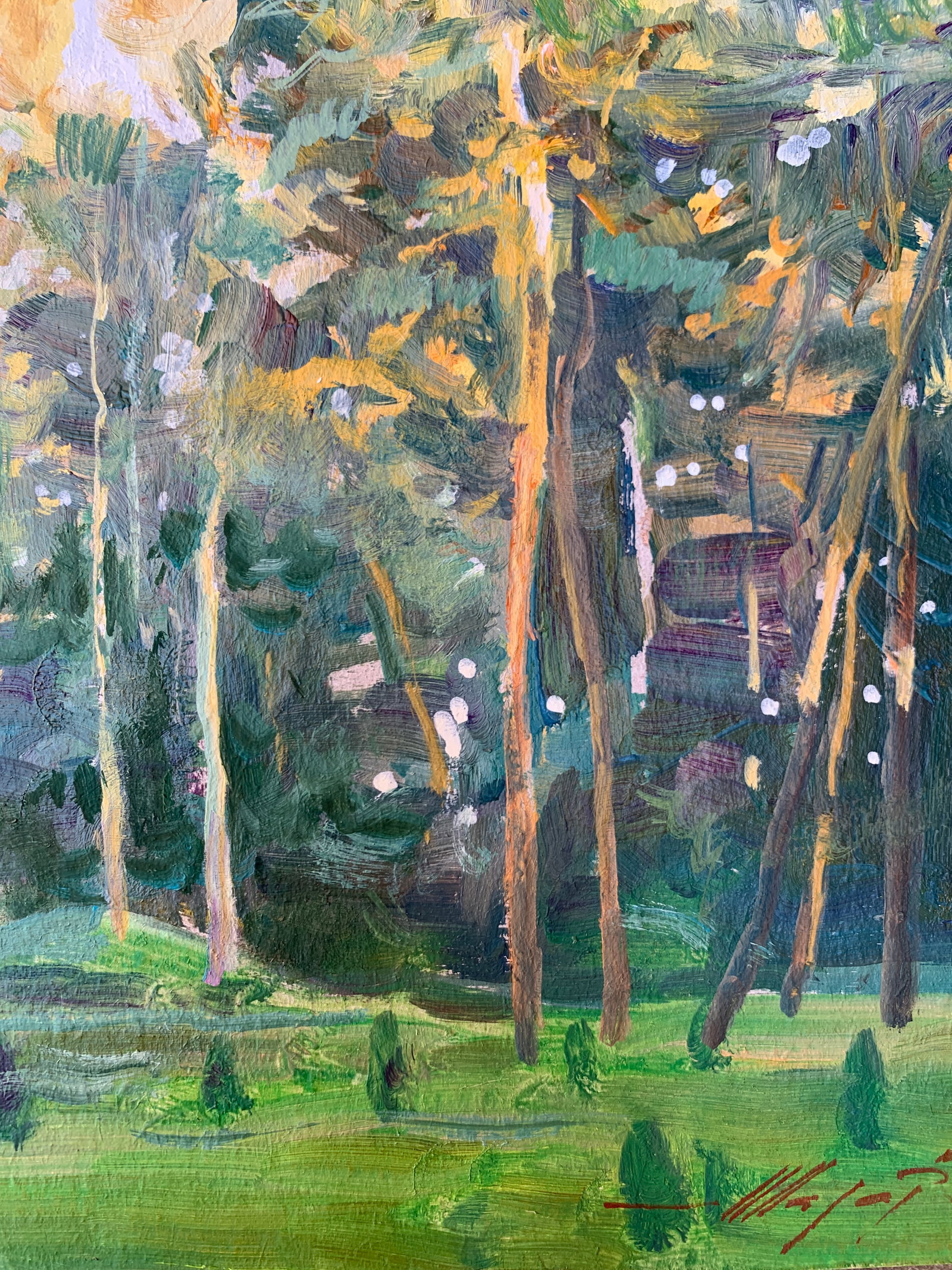 Oil painting In the forest Oleksandr Oleksandrovich Nazarenko - 6