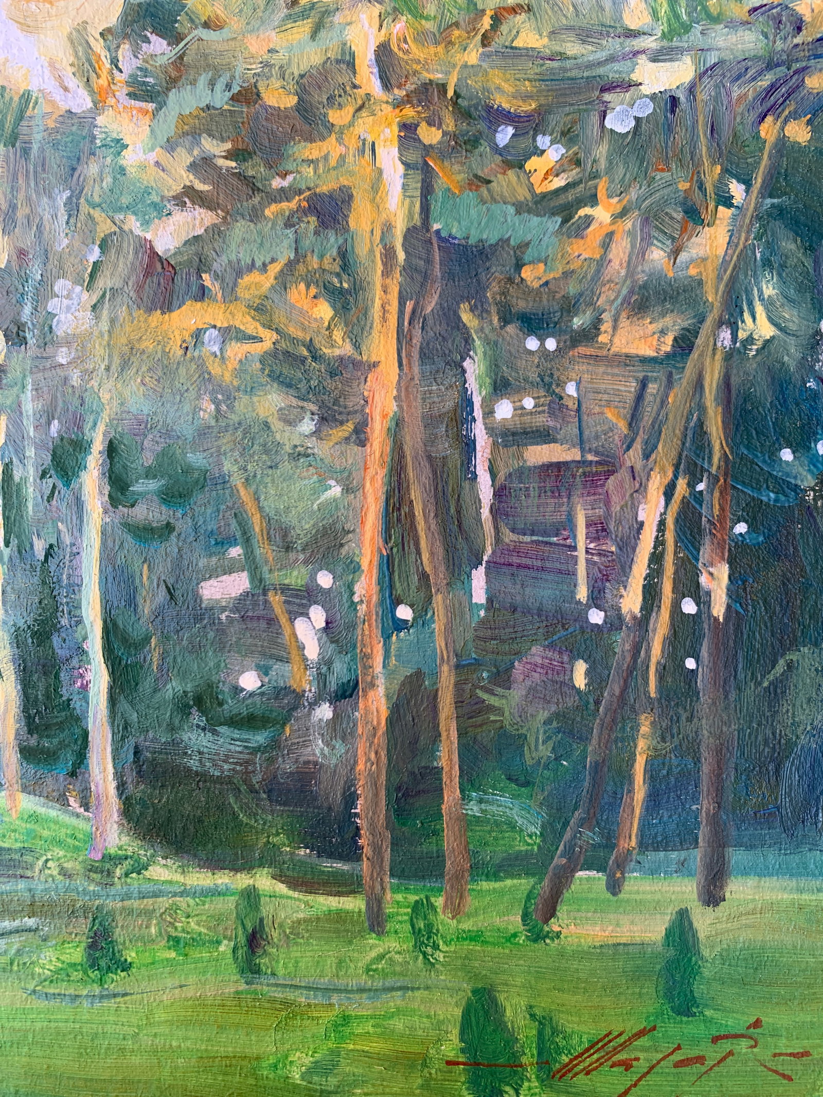 Oil painting In the forest Oleksandr Oleksandrovich Nazarenko - 8