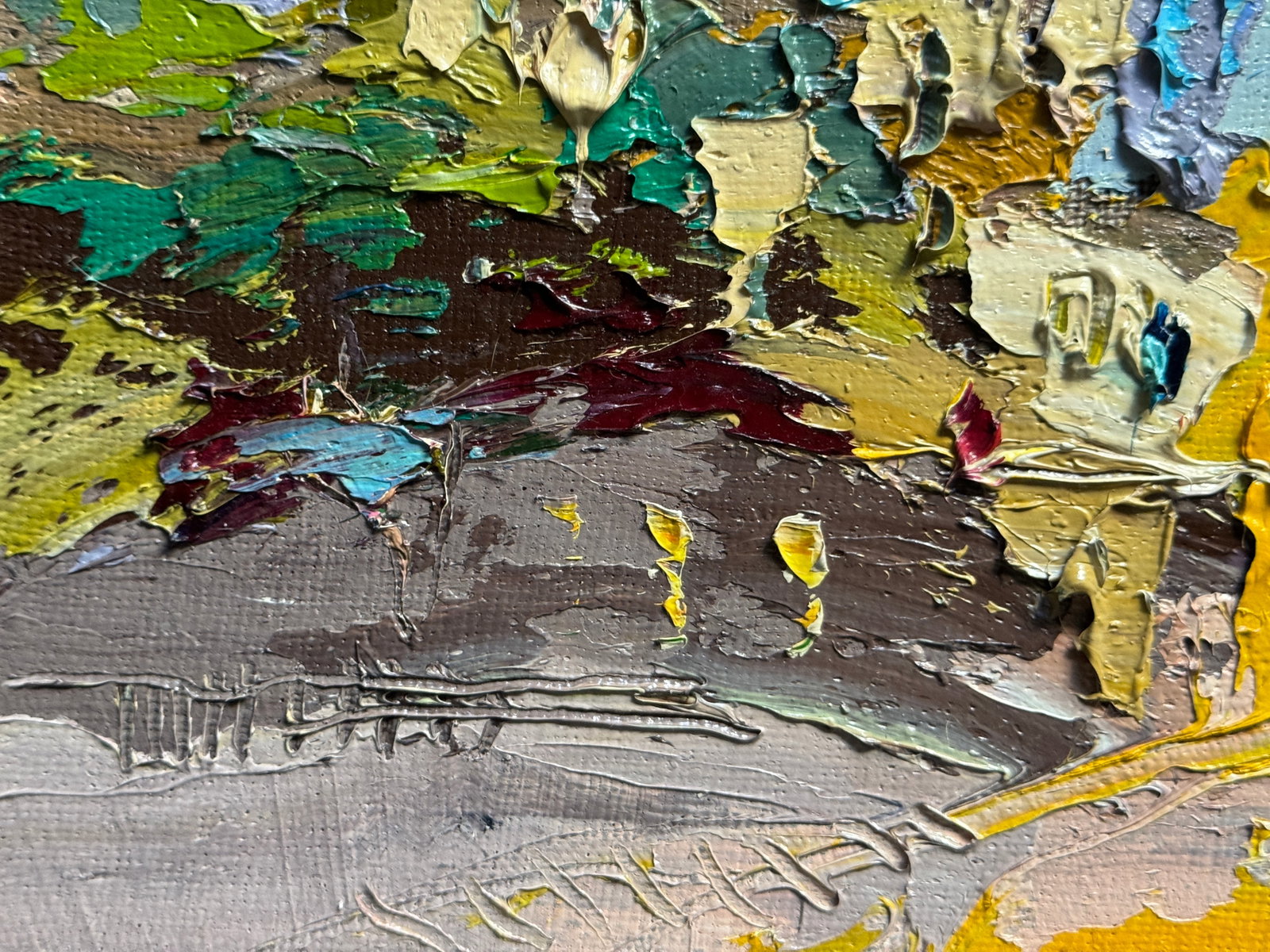 Oil painting with frame Lviv K. Leonid - 12