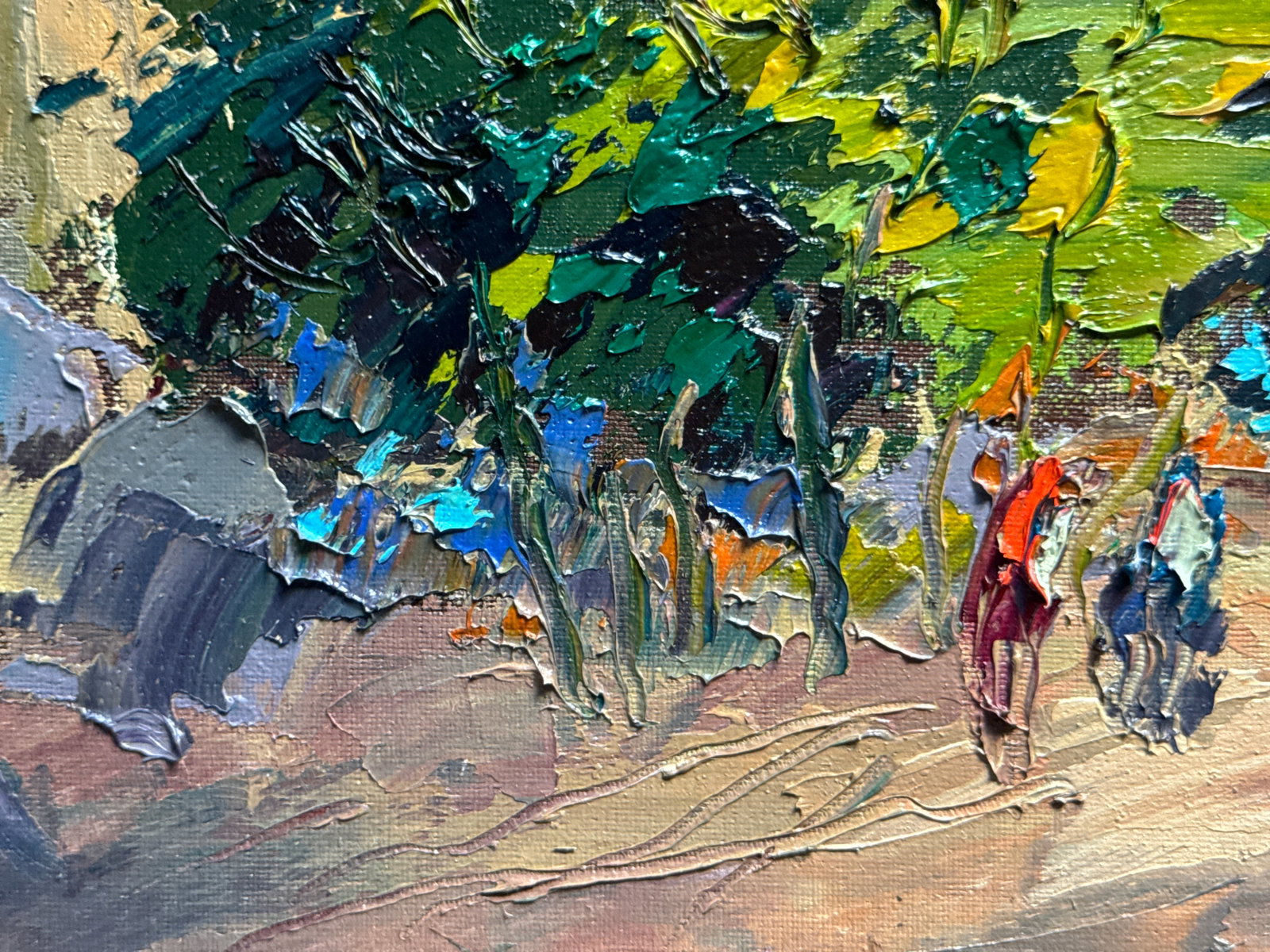 Oil painting with frame Lviv Bernardine Monastery in the evening K. Leonid - 6