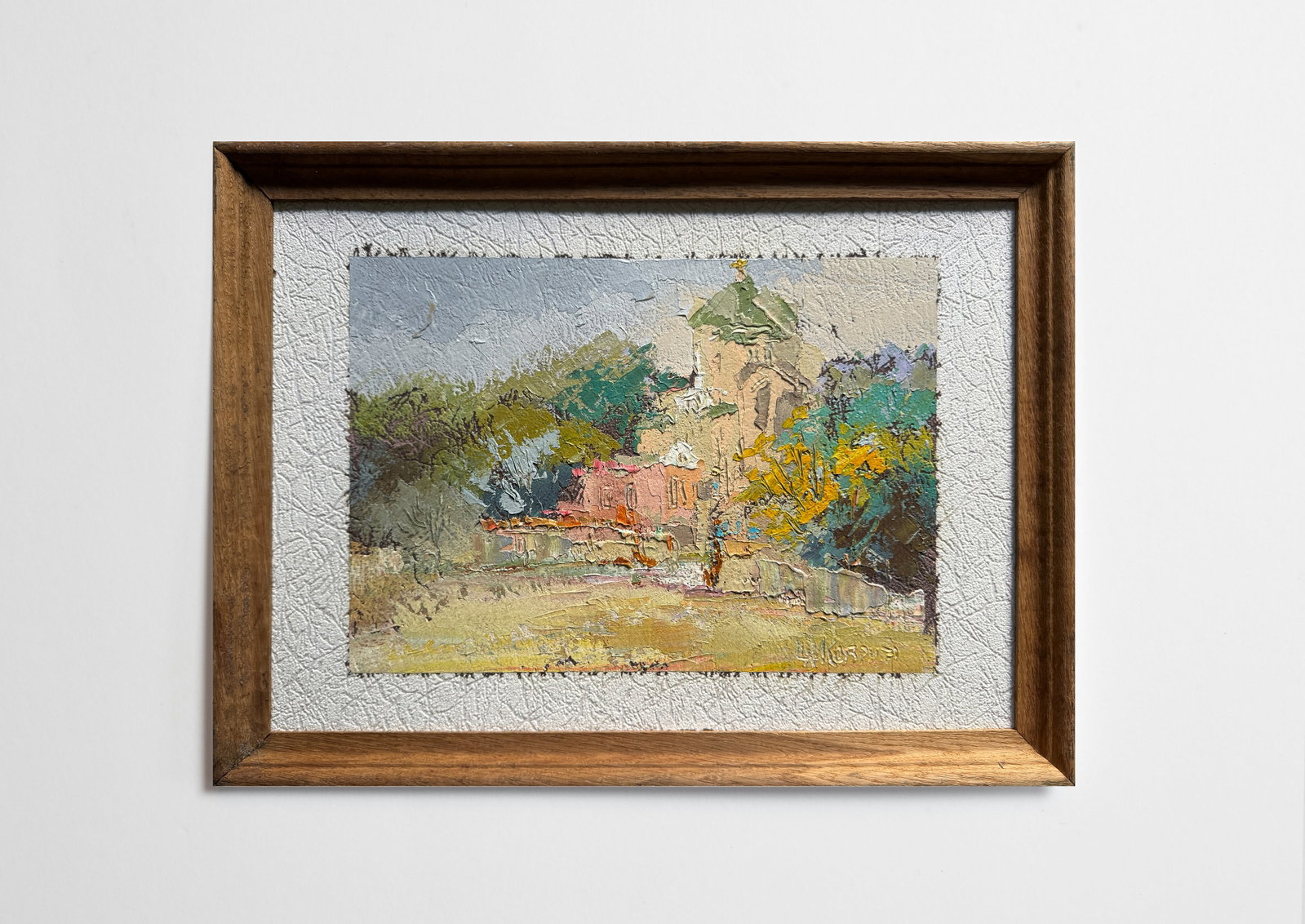Oil painting with frame Lviv St. George's Cathedral K. Leonid - 2