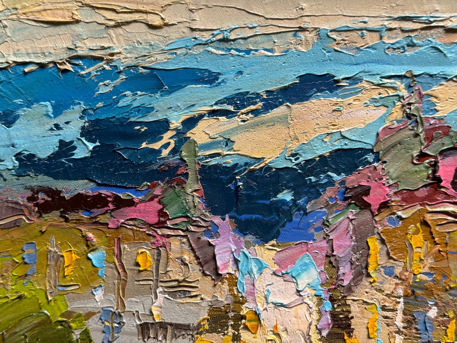 Oil painting with frame Lviv K. Leonid - 2