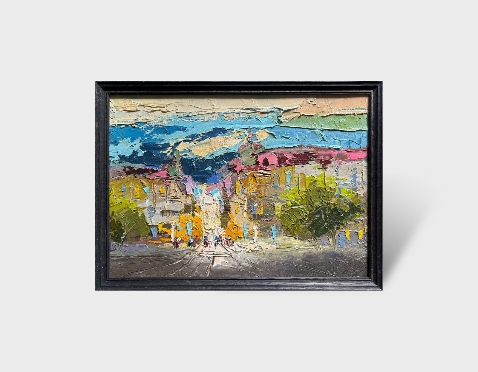 Oil painting with frame Lviv K. Leonid - 3