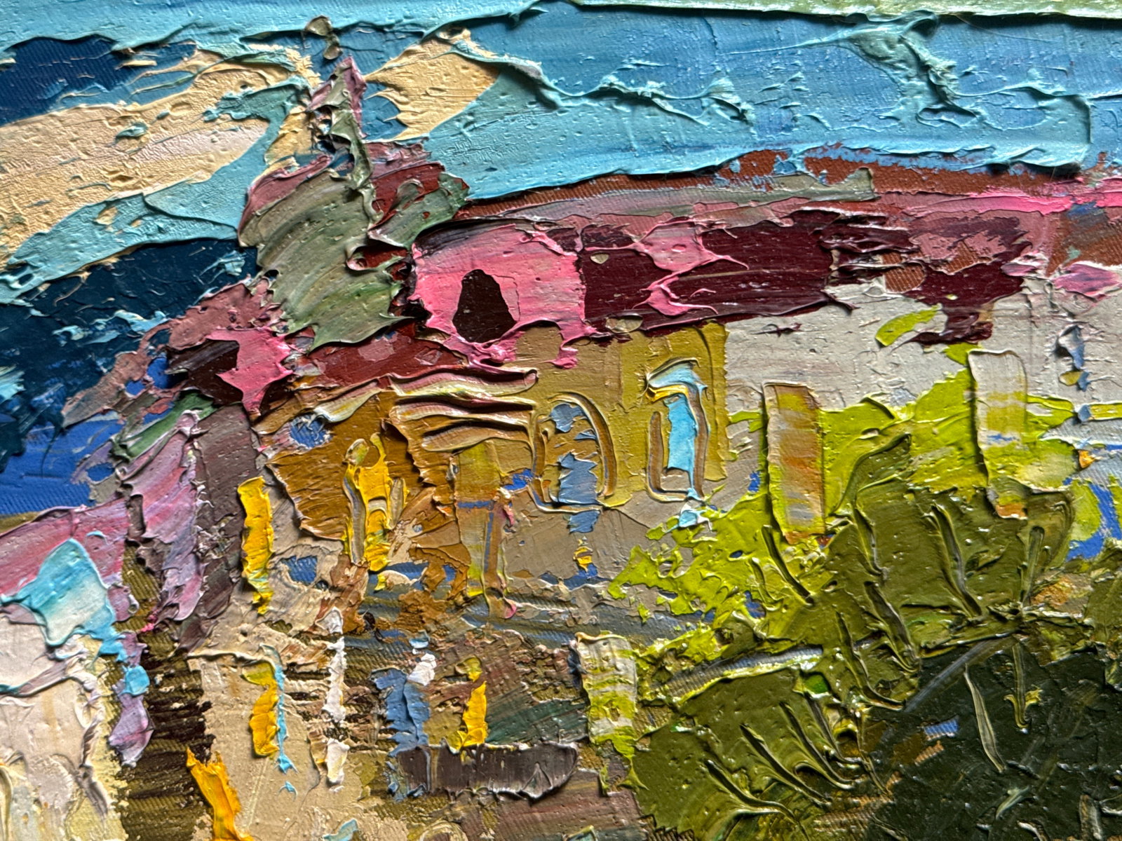 Oil painting with frame Lviv K. Leonid - 9