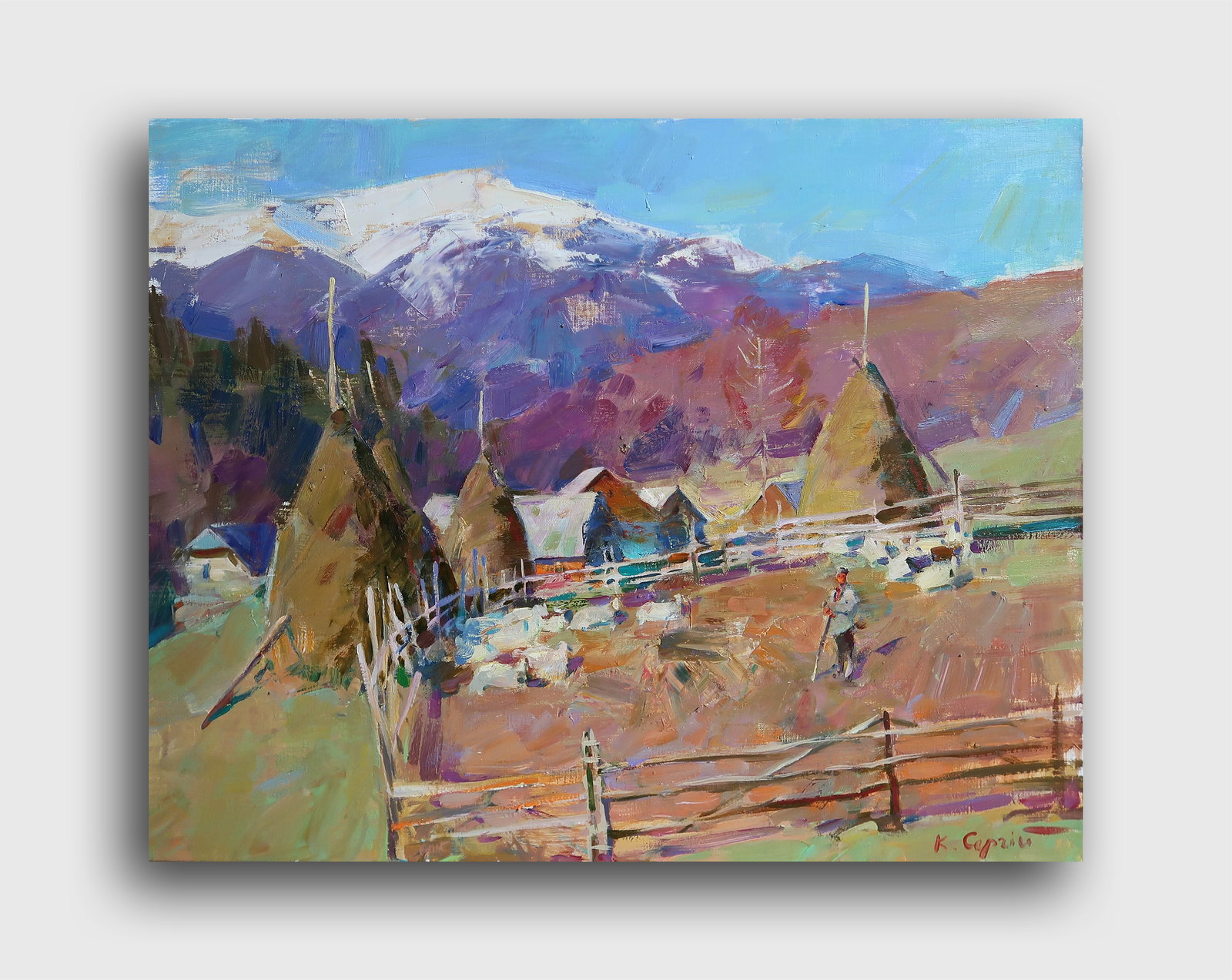 Oil painting Hayastucks Serg Kovalenko - 10