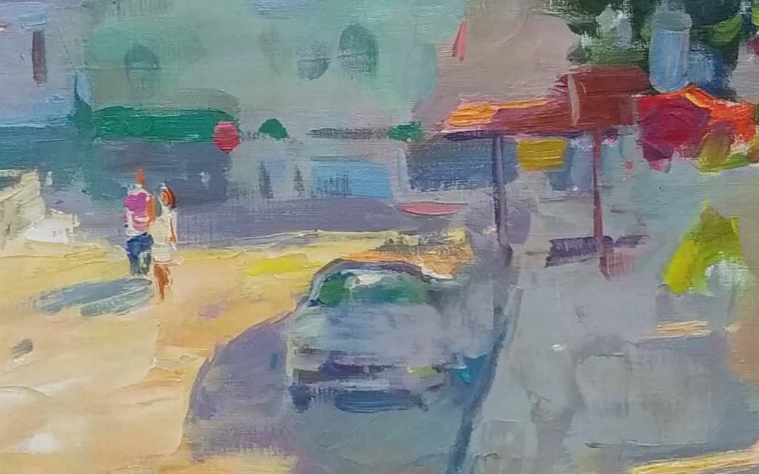 Oil painting In the city Serg Kovalenko - 10