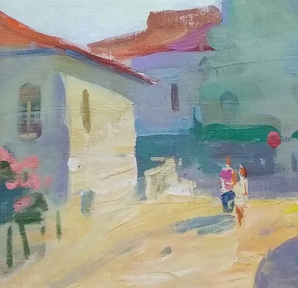 Oil painting In the city Serg Kovalenko - 4