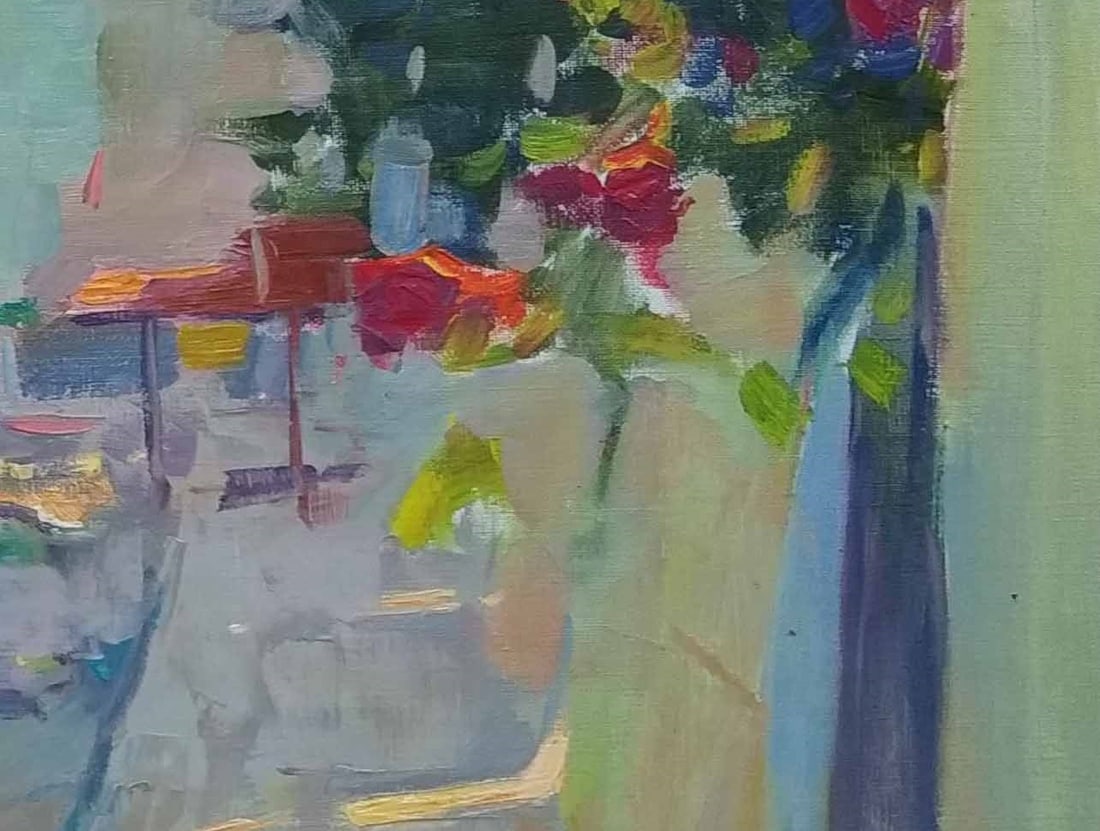 Oil painting In the city Serg Kovalenko - 9