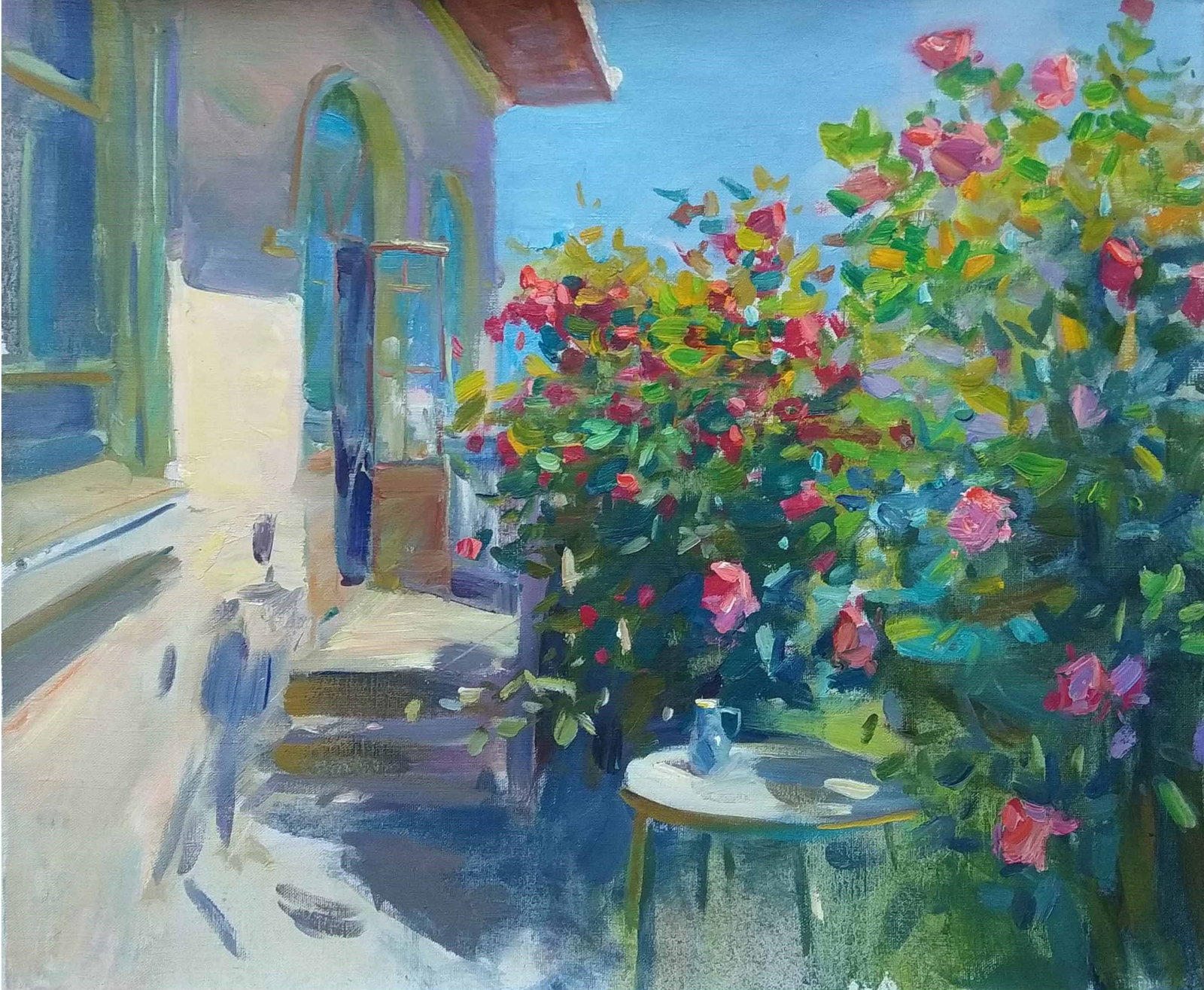 Oil painting Morning Serg Kovalenko: Title: Oil painting Morning Serg Kovalenko Description: 30SK Painter: Serg Kovalenko Size: 50x60 cm/'19.7x23.6 inches' Components: oil, canvas Original painting CONDITION: exellent ERA: modern Graduat