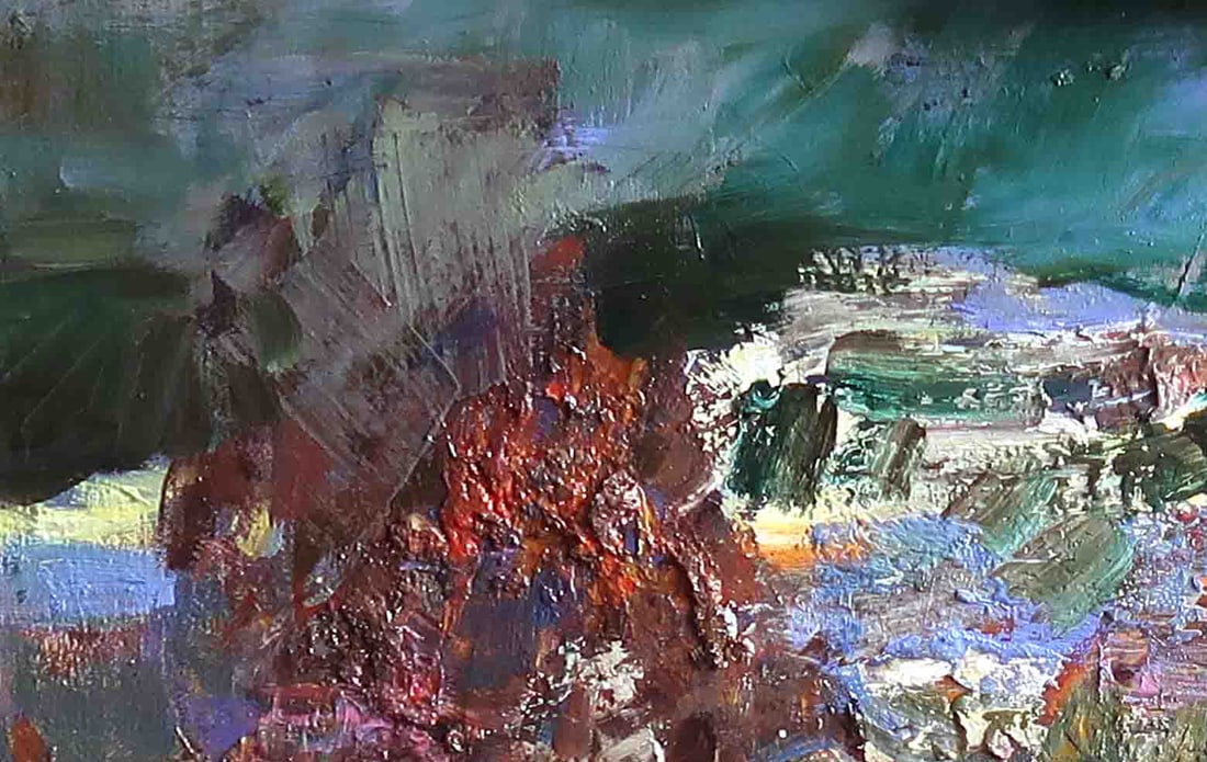 Oil painting Winter Serg Kovalenko - 2