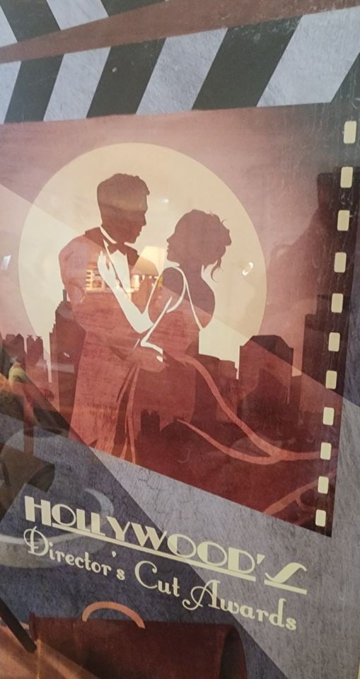 Vintage Iconic 24x30" Poster by Conrad Knutsen Commemorating 1954 Hollywood's Director's Cut Awards. - 2