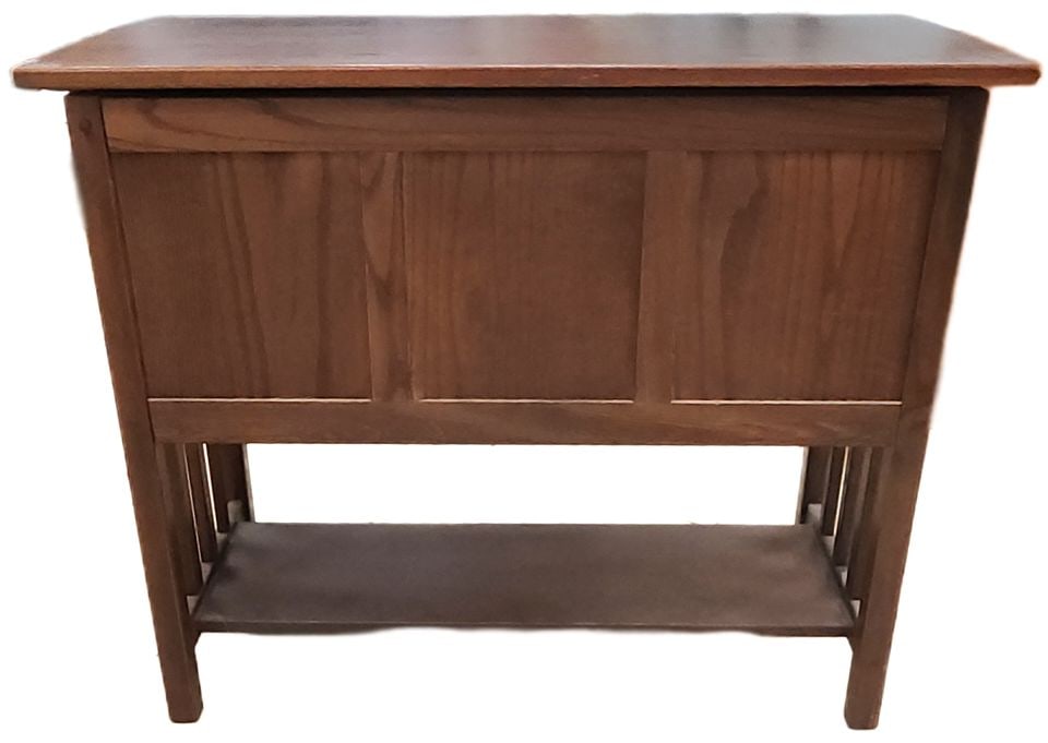 Vintage L. L. Bean Mission-Style Sideboard Storage or File Cabinet Made with Richly Grained Dark Oak - 5