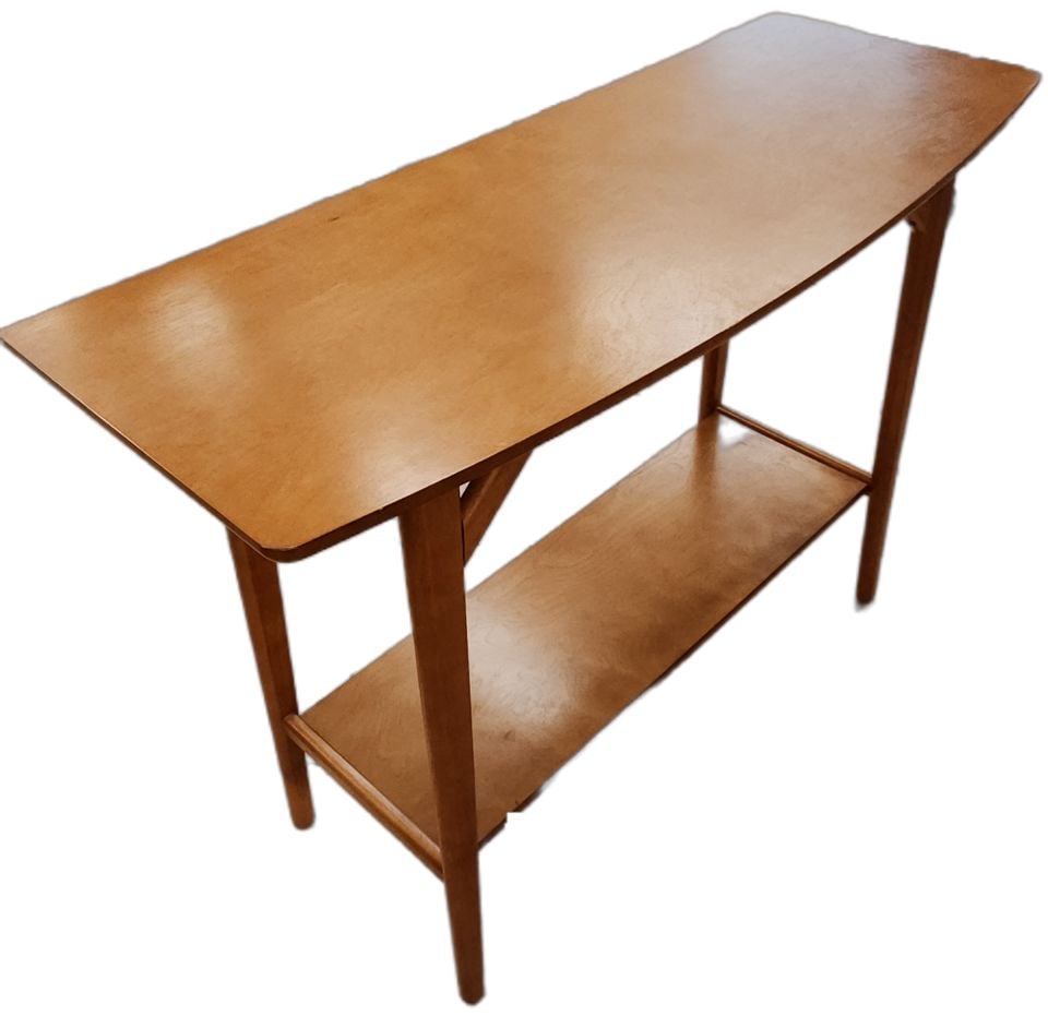 After Hans Wegner, vintage Danish modern console/sofa table w/ refined minimalist design 40W 16D 30H (1 of 1)