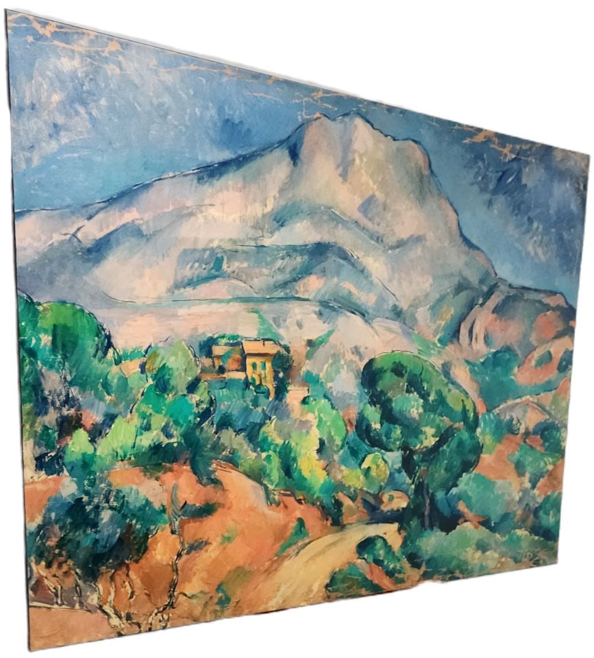 Museum Quality 40x30 Giclee Print Repro on Canvas of Paul Cézanne's "Mont Sainte-Victoire" (c. - 4