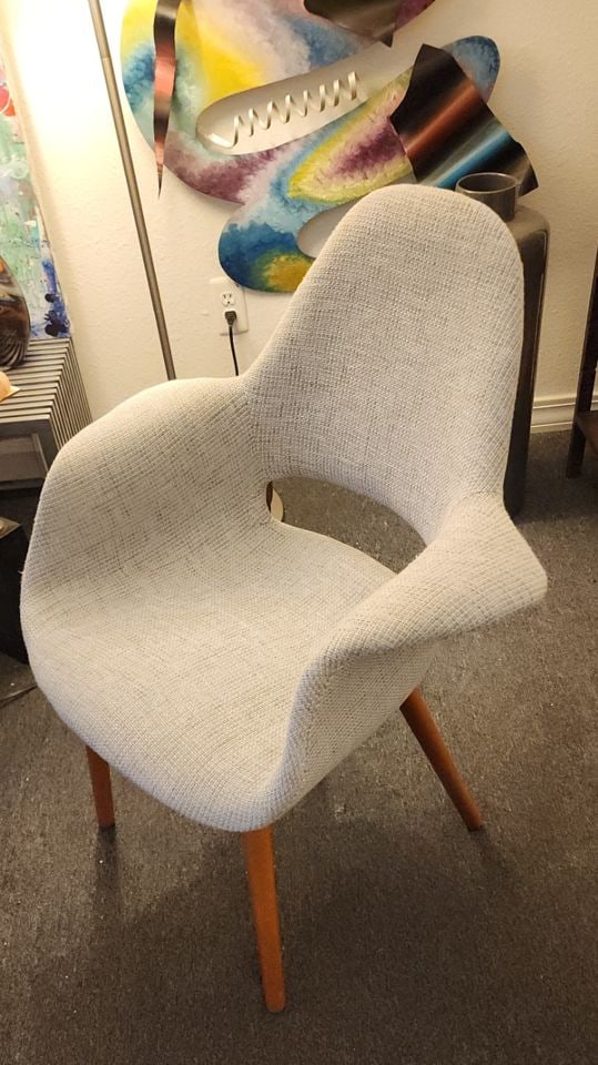 Stylized Mid-Century Modern Chair - 3