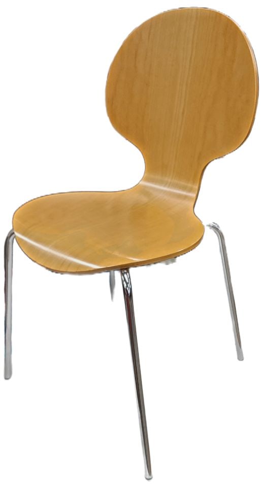 Set of 4 MCM 1960s Style Danish Bentwood Farfalla Dining Chairs after Iconic Designer Arne Jacobson - 2