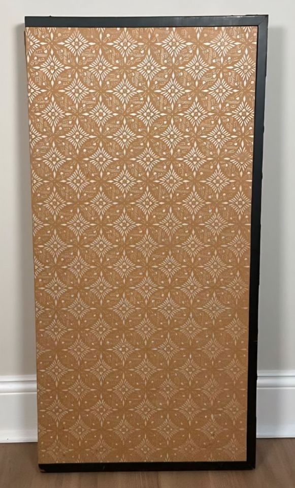 By_bu iconic collectible vintage Japanese 4-panel hand-painted folding screen. 36h x 17.5w per panel - 8