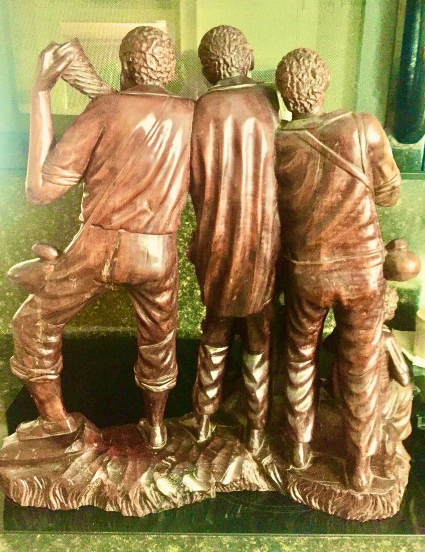 Wooden Hand Carving of Village Musicians- BANDA DE CHOTA- Ecuador - 2