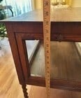 Antique Oak Tea Dessert Liquor Cabinet with Serving Tray- England - 6