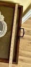 Antique Wood Liquor Tea Cabinet with Removable Top Tray- England - 10
