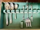 Vintage 1847 WM. Rogers & Son Silverware Set in Wooden Case - 4