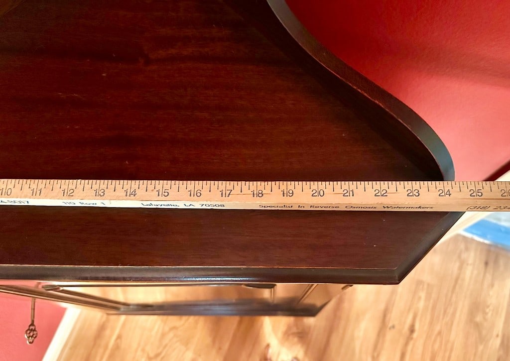 Vintage Mahogany Corner Cabinet - 7
