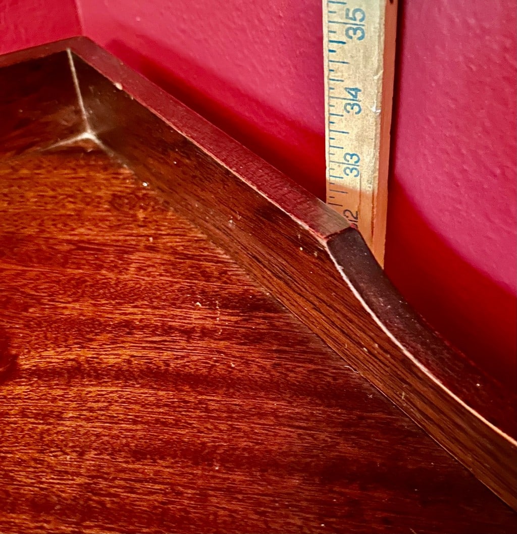 Vintage Mahogany Corner Cabinet - 9