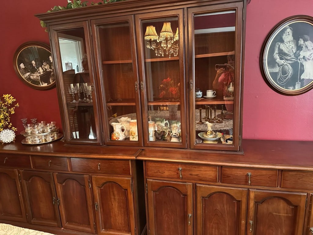 Mahogany Breakfront Hutch & 2 Sideboards - 2