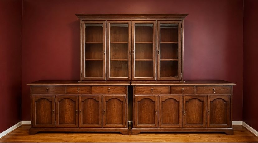 Mahogany Breakfront Hutch & 2 Sideboards - 5