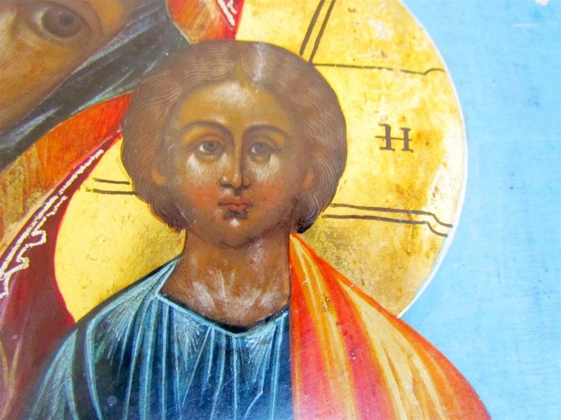RUSSIAN ANTIQUE ICON of KAZAN VIRGIN SOTHEBY'S PROVENANCE HIGH QUALITY - 4