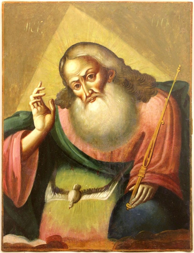 Father God Sabaoth: Father God Sabaoth Dimensions 31 x 40 cm Century 19 Reserve: $800 Shipping: Domestic: Flat-rate of 50 to anywhere within the contiguous U.S. International: Foreign shipping rates are d