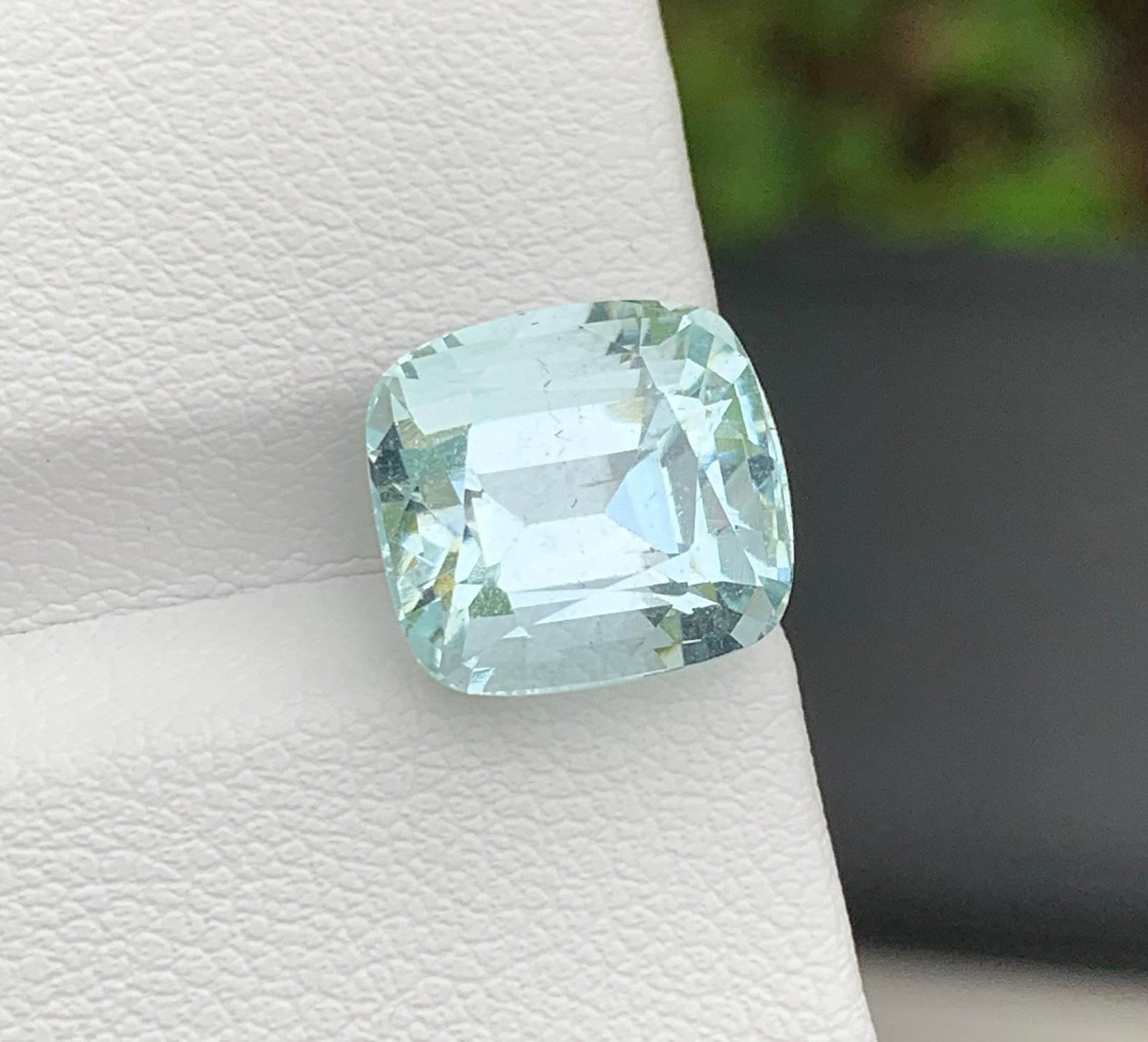 Natural Pakistan Aquamarine Gemstone 5.81 Carat Cushion Cut - Loose Sky Blue Aquamarine for Ring - 3