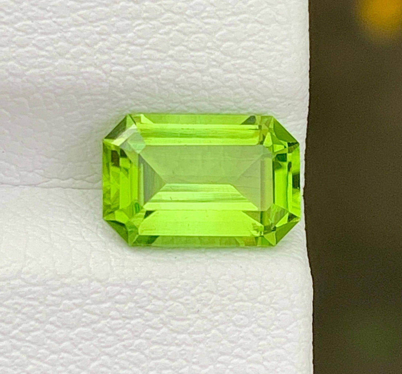Natural Peridot Gemstone 1.97 Carat - Olive Green Loose Gemstone for Ring, Pendant & Custom Jewelry - 4