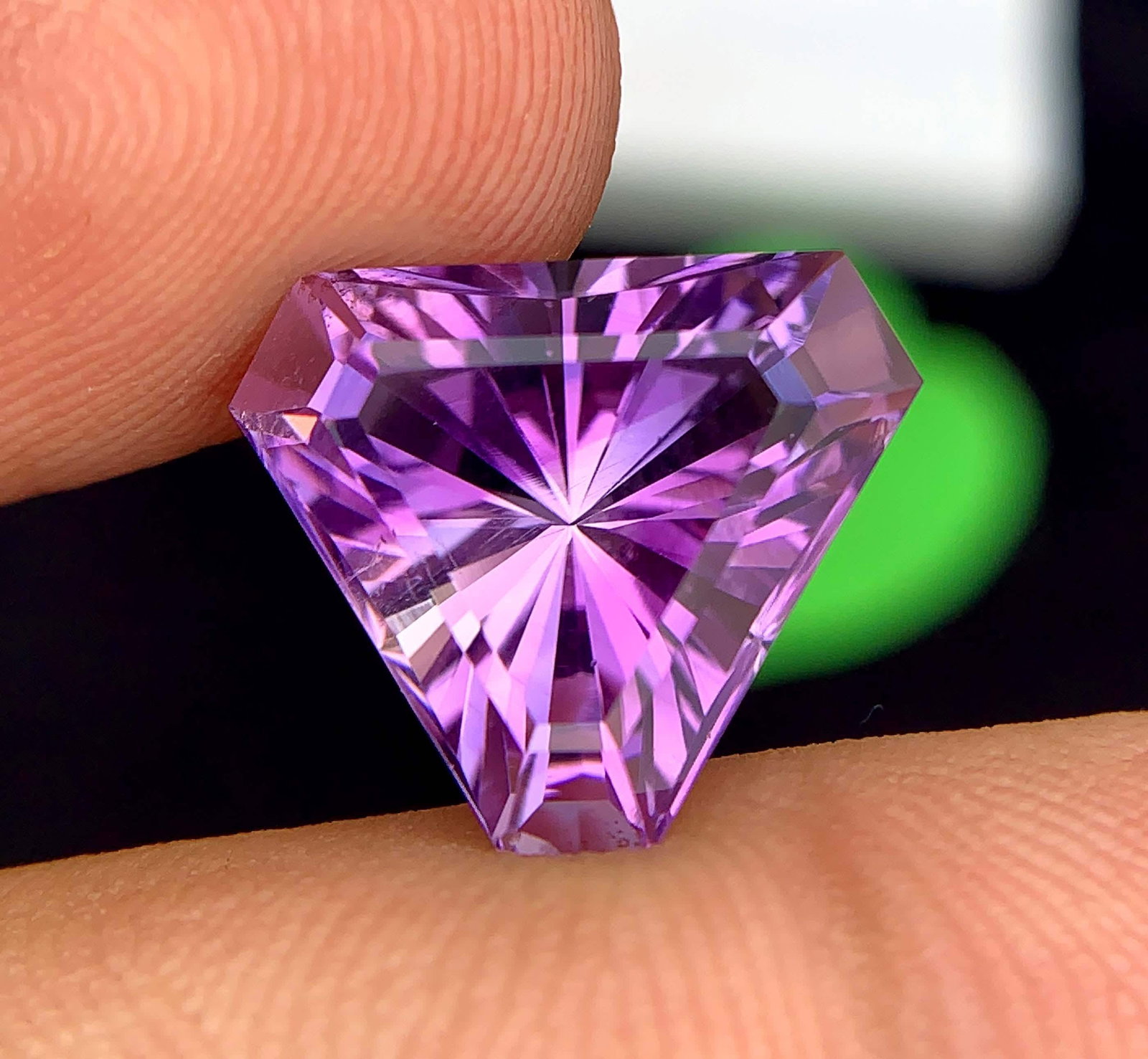 Fancy Cut Amethyst Gemstone: February Birthstone, Jewelry Making (8.90 Carats) - 4