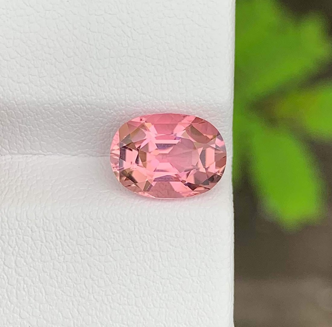 Dusty Rose Pink Tourmaline Gemstone: Natural October Birthstone, Africa (3.03 CT) - 2