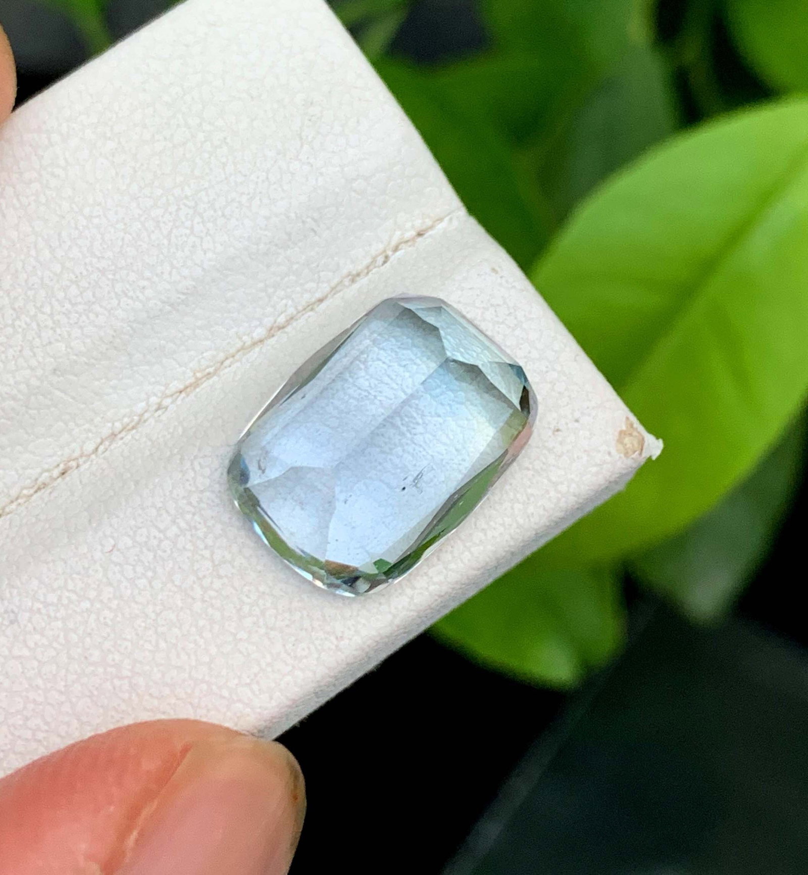 Natural Aquamarine Gemstone, Sky Color Aquamarine Beryl, March Birthstone - 8.50 Carats 14*10.5*7 mm - 2
