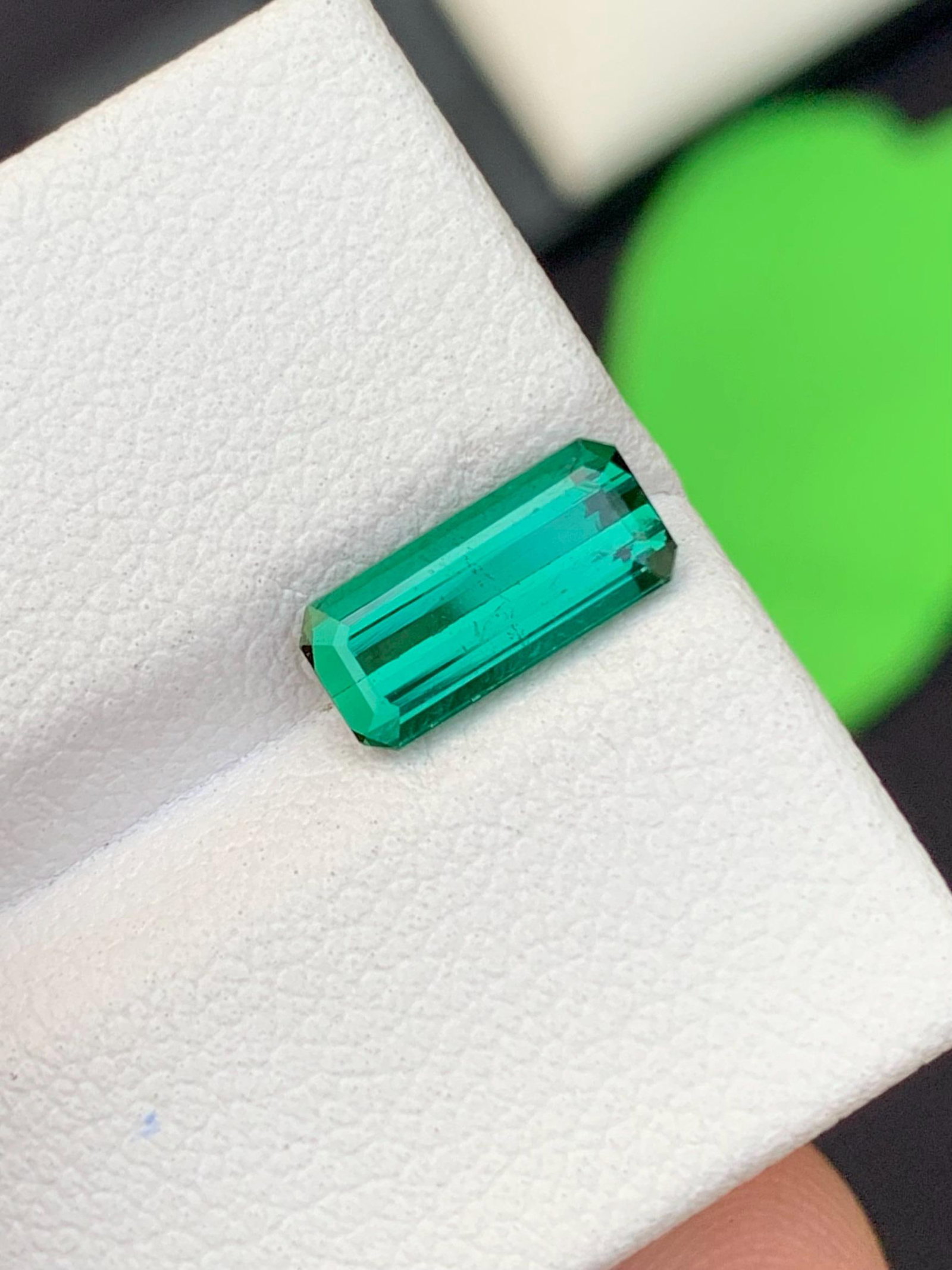 Natural Bright Cerulean Color Tourmaline Gemstone For Ring Making - 4