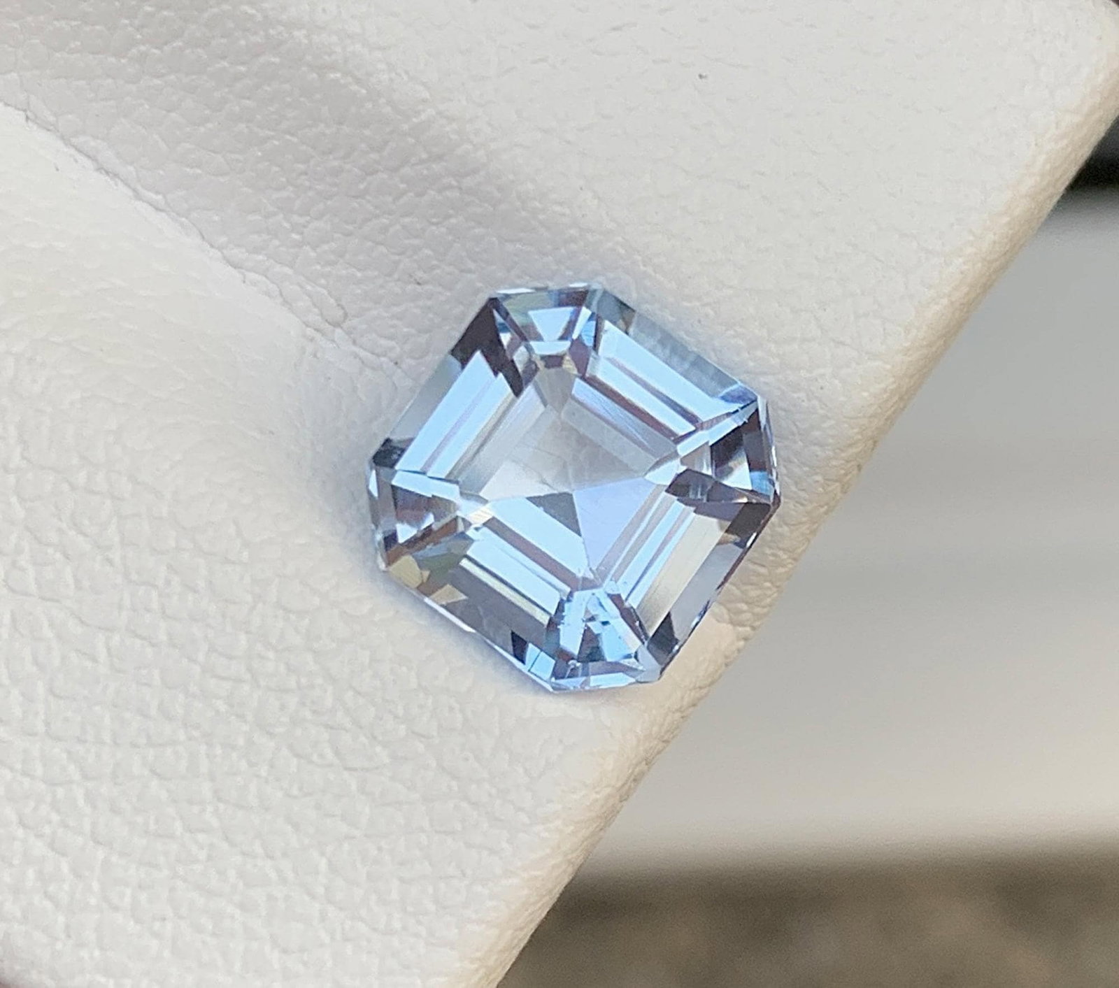 Santa Maria Aquamarine Gemstone: 2.45 CT Asscher Cut Beryl - 5