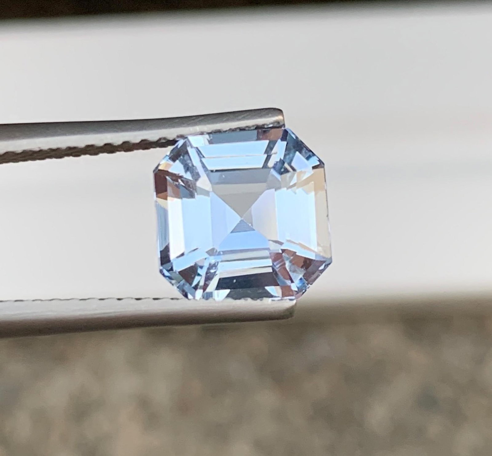 Santa Maria Aquamarine Gemstone: 2.45 CT Asscher Cut Beryl - 6